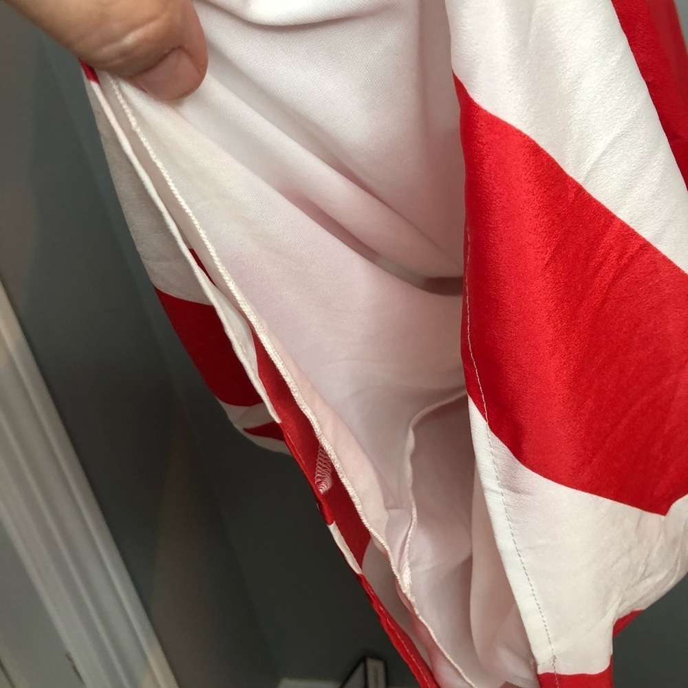 Everly Nordstrom red and white striped sleeveless top Stitch Fix Sz Sm - Picture 7 of 8